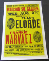 ELORDE, GABRIEL "FLASH-FRANKIE NARVAEZ ON SITE POSTER (1965)