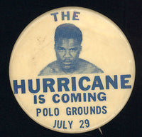 JACKSON, TOMMY "HURRICANE"-FLOYD PATTERSON PIN (1957)