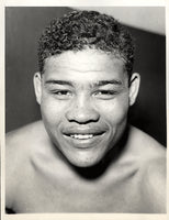 LOUIS, JOE WIRE PHOTO (1935-TRAINING FOR CARNERA)