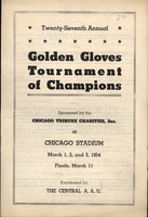 HARRIS, ROY "CUT & SHOOT" GOLDEN GLOVES PROGRAM (1954)