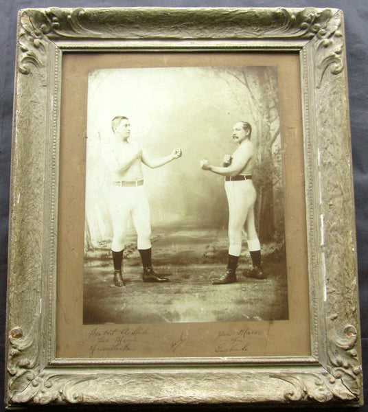 MACE, JEM & HERBERT SLADE LARGE FORMAT MOUNTED PHOTOGRAPH