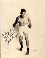 DEMPSEY, JACK SIGNED PHOTO (VINTAGE 1920'S)