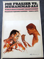 ALI, MUHAMMAD-JOE FRAZIER I SOUVENIR POSTER (1971)