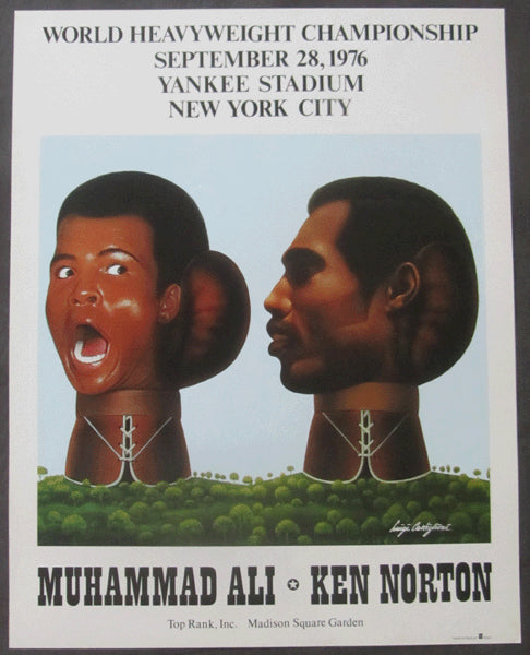 ALI, MUHAMMAD-KEN NORTON III SOUVENIR POSTER (1976)