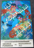 ALI, MUHAMMAD-GEORGE FOREMAN LEROY NEIMAN POSTER (1974)