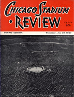 SATTERFIELD, BOB-CLARENCE HENRY OFFICIAL PROGRAM (1952)