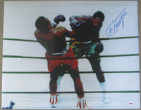 FRAZIER, JOE LARGE FORMAT SIGNED PHOTO (1ST ALI FIGHT-PSA/DNA AUTHENTICATED)
