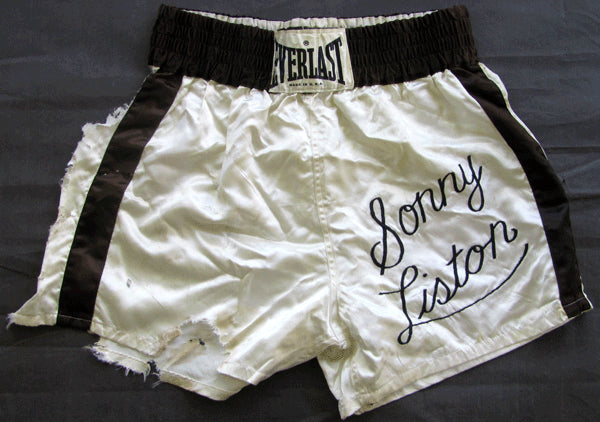 LISTON, SONNY FIGHT WORN TRUNKS (1966-GERHARD ZECH FIGHT) – JO Sports Inc.