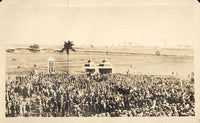 JOHNSON, JACK-JESS WILLARD ANTIQUE PHOTO (1915-PRE FIGHT CROWD)