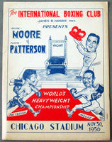 PATTERSON, FLOYD-ARCHIE MOORE PRESS KIT (1956)