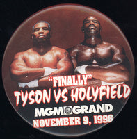 TYSON, MIKE-EVANDER HOLYFIELD I SOUVENIR PIN (1996)