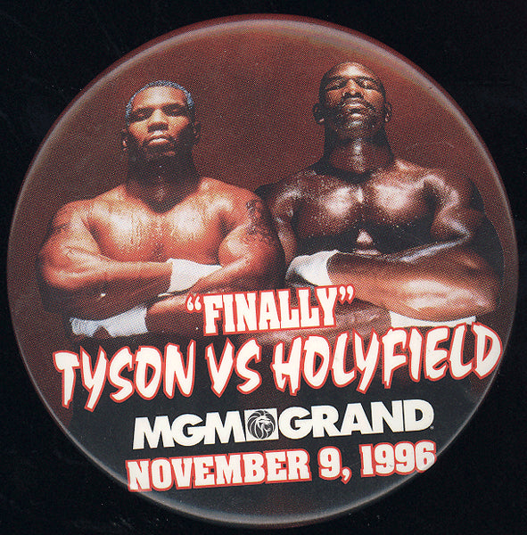 TYSON, MIKE-EVANDER HOLYFIELD I SOUVENIR PIN (1996)