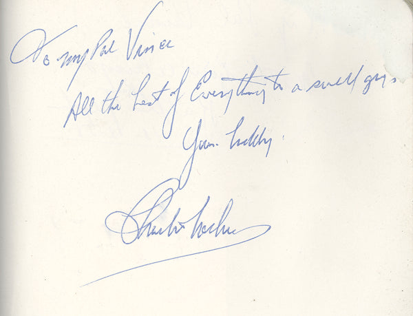 NORKUS, CHARLIE INK SIGNED ALBUM PAGE