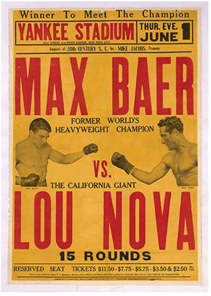 BAER, MAX-LOU NOVA ON SITE POSTER (1939)