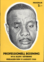 LISTON, SONNY-AMOS JOHNSON OFFICIAL PROGRAM (1966)