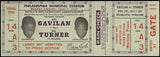 GAVILAN, KID-GIL TURNER FULL TICKET (1952-PSA/DNA EX-MT 6)