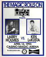 HOLMES, LARRY-KEN LAKUSTA OFFICIAL PROGRAM (1993)