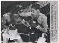 CHESTNUT, IKE-CARMELO COSTA WIRE PHOTO (1956-7TH ROUND)