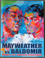 MAYWEATHER, JR., FLOYD-CARLOS BALDOMIR OFFICIAL PROGRAM (2006)