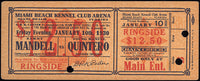 MANDELL, SAMMY-MANUEL QUINTERO FULL TICKET (1930)