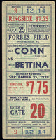 CONN, BILLY-MELIO BETTINA FULL TICKET (1939)