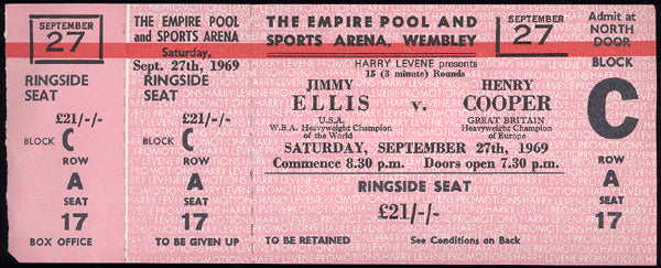 ELLIS, JIMMY-HENRY COOPER FULL TICKET (1969)