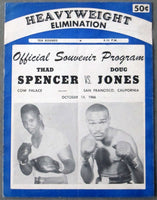 JONES, DOUG-THAD SPENCER OFFICIAL PROGRAM (1966)