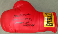 DURAN, ROBERTO SIGNED BOXING GLOVE (PSA/DNA AUTHENTICATED)