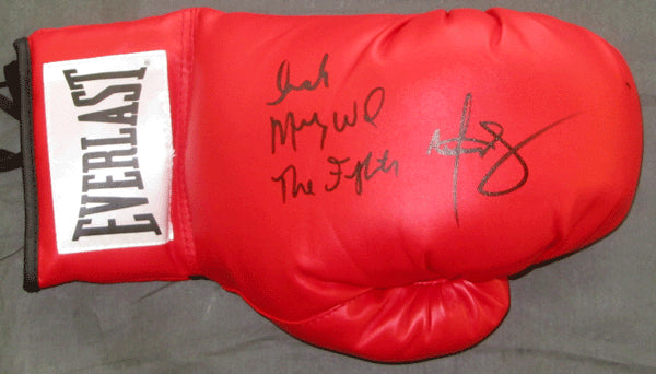 WARD, MICKEY & MARK WAHLBERG SIGNED BOXING GLOVE (THE FIGHTER)
