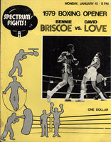 BRISCOE, BENNIE-DAVID LOVE OFFICIAL PROGRAM (1979)