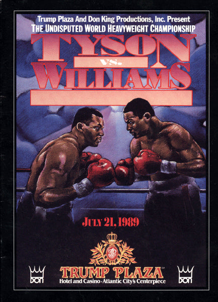 TYSON, MIKE-CARL "THE TRUTH" WILLIAMS PREFIGHT PARTY INVITATION (1989)