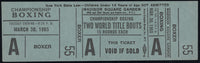 GRIFFITH, EMILE-JOSE STABLE & PASTRANO-TORRES FULL TICKET (1965)