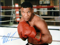 TYSON, MIKE SIGNED 16 x 20 PHOTO (JSA AUTHENTICATED