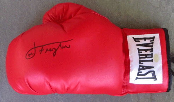 FRAZIER, JOE SIGNED GLOVES (MOUNTED MEMORIES AUTHENTICATION)