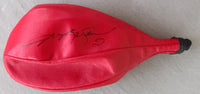 LEONARD, SUGAR RAY SIGNED SPEED BAG (PSA/DNA AUTHENTICATED)