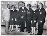 CLAY, CASSIUS 1960 OLYMPIC WIRE PHOTO (POSING WITH GOLD MEDALISTS)