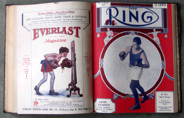 RING MAGAZINE BOUND VOLUME (1927-1928)