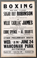 ROBINSON, SUGAR RAY-CLARENCE RILEY ON SITE POSTER (1964)