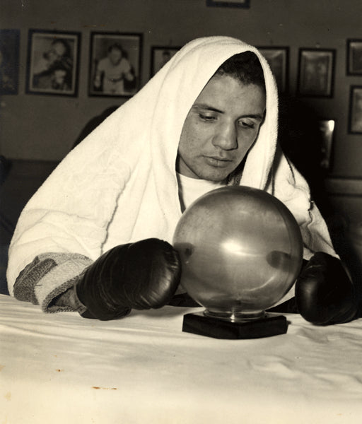 LAMOTTA, JAKE ANTIQUE PHOTO (LATE 1940'S)