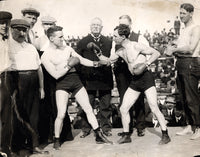 ATTELL, ABE-HARLEM TOMMY MURPHY ANTIQUE PHOTO (1912)