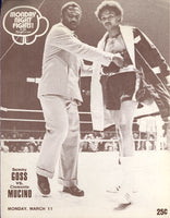 MUHAMMAD, MATTHEW SAAD-ROY INGRAM OFFICIAL PROGRAM (1974-MUHAMMAD'S 3RD PRO FIGHT)