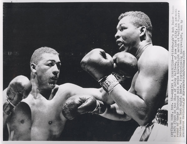 WALLACE, COLEY-BOB BAKER WIRE PHOTO (1954)-7TH ROUND)