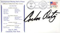 ORTIZ, CARLOS SIGNED FIRST DAY COVER (HOF-1991)