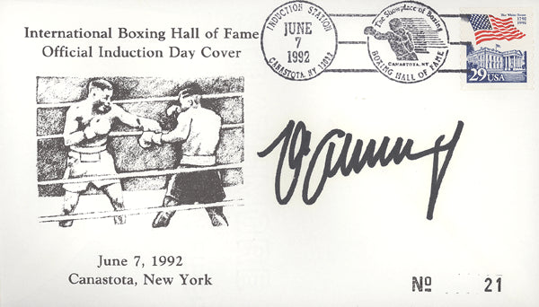 SCHMELING, MAX SIGNED FIRST DAY COVER (HOF-1992)
