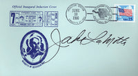 LAMOTTA, JAKE SIGNED FIRST DAY COVER (HOF-1990)