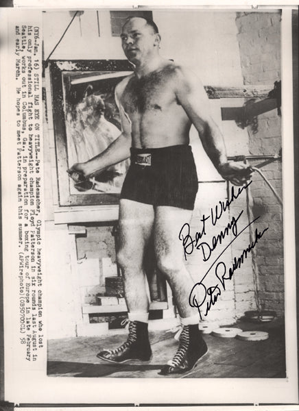 RADEMACHER, PETE SIGNED PHOTO (1958)