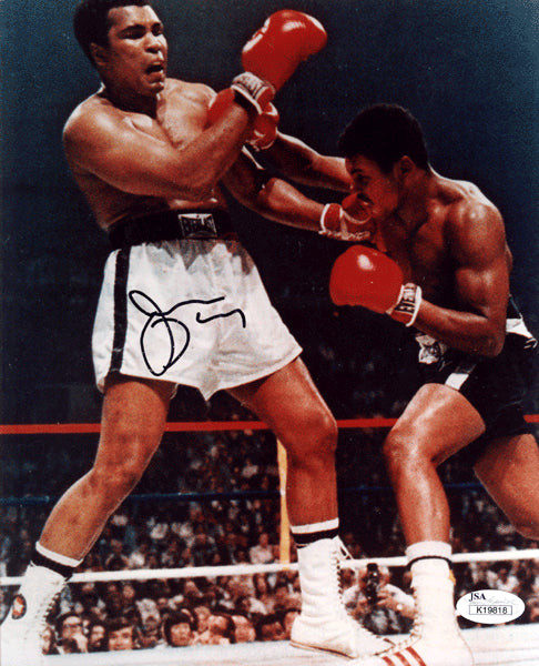 YOUNG, JIMMY SIGNED PHOTO (ALI FIGHT-JSA AUTHENTICATED)
