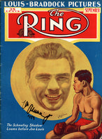 SCHMELING, MAX SIGNED RING MAGAZINE (SEPTEMBER 1937)