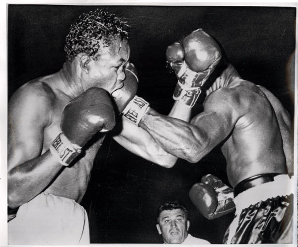 GAVILAN, KID-YAMA BAHAMA WIRE PHOTO (1958-10TH ROUND)