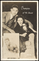 LOUIS, JOE VINTAGE POSTCARD (CIRCA LATE 1930'S)